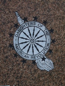 Daughters of the American Revolution - DAR - cemetery symbol